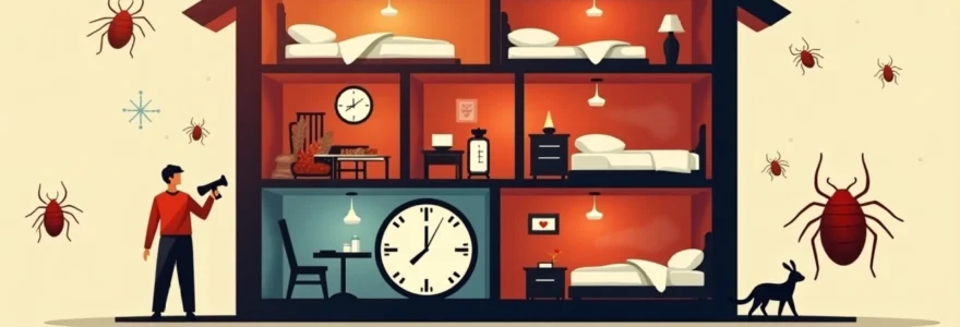 Les étapes du processus d'éradication des punaises de lit