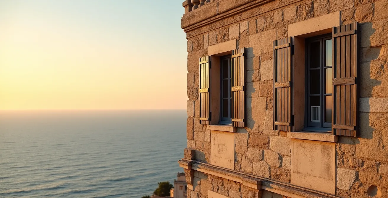 Axe Environnemental & Minimaliste : Vue architecturale du vieux bâti marseillais avec ses anfractuosités